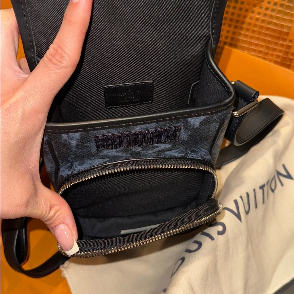 Authentic Louis Vuitton Monogram Pastel Nano Amazone Messenger Black